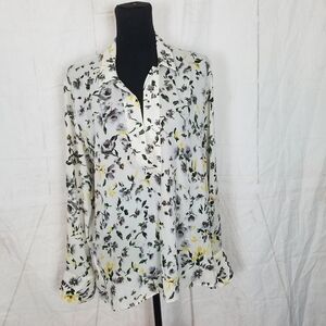 Callie Mac long sleeve popover floral top